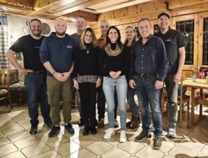 Neuer Vorstand (gewählt am 21.2.2026) mit Bürgermeisterin Bianca Finkernagel